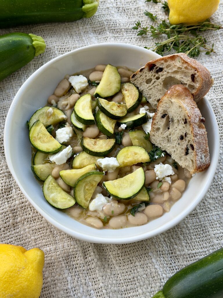 Zucchini &Amp; White Bean Skillet