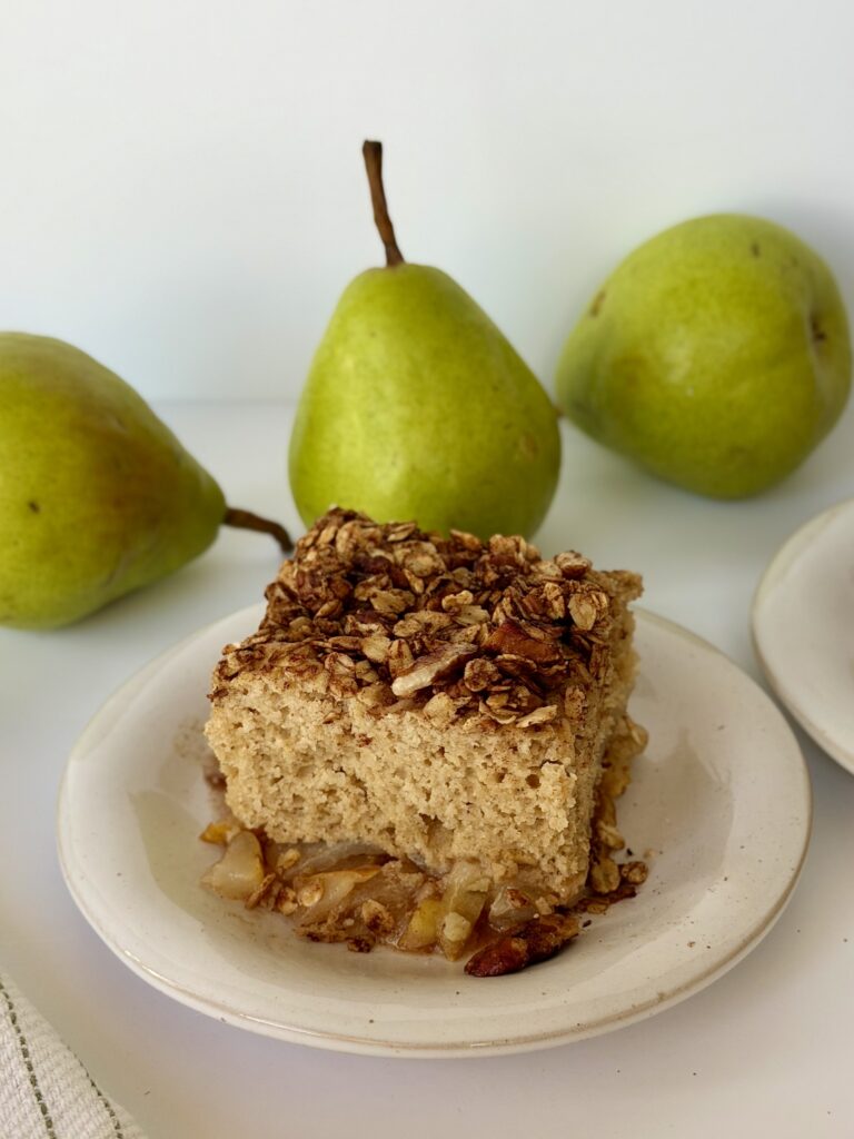 Pear &Amp; Oat Pancake Bake